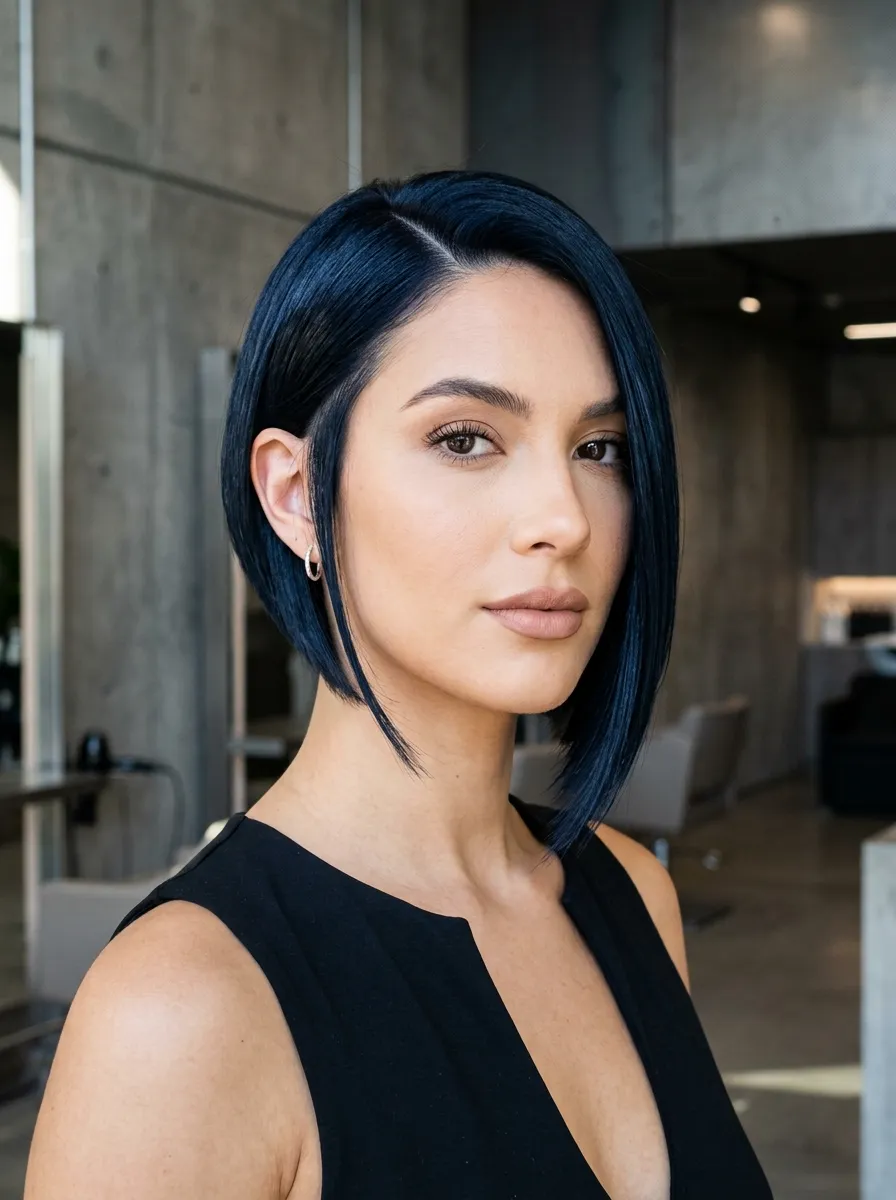 Angled Bob Style