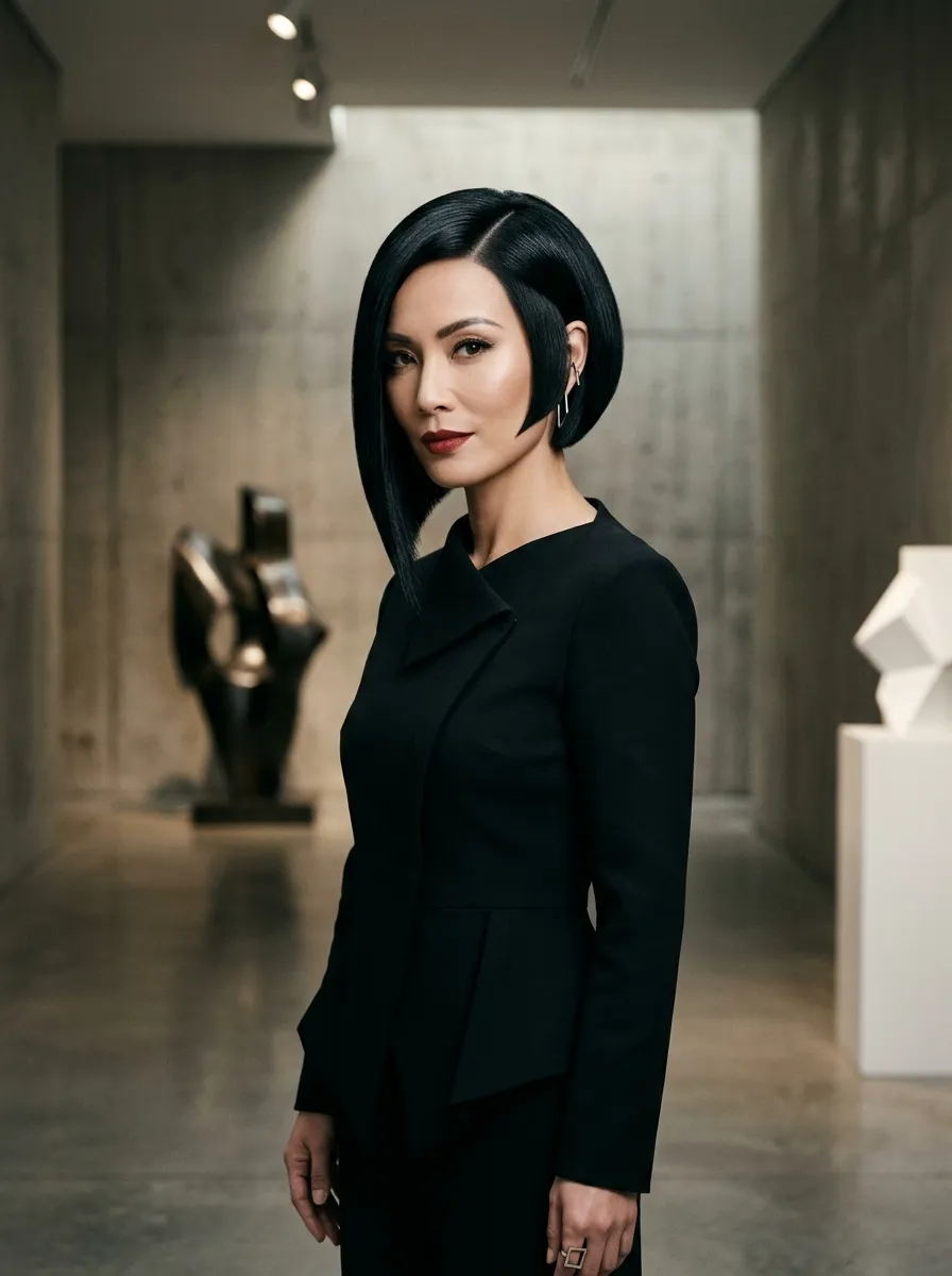 Asymmetrical Bob Cut
