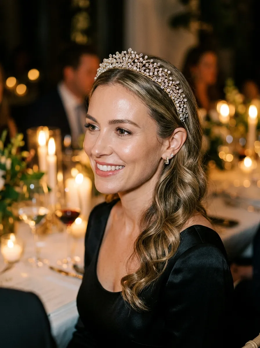 Bejeweled Tiara Band