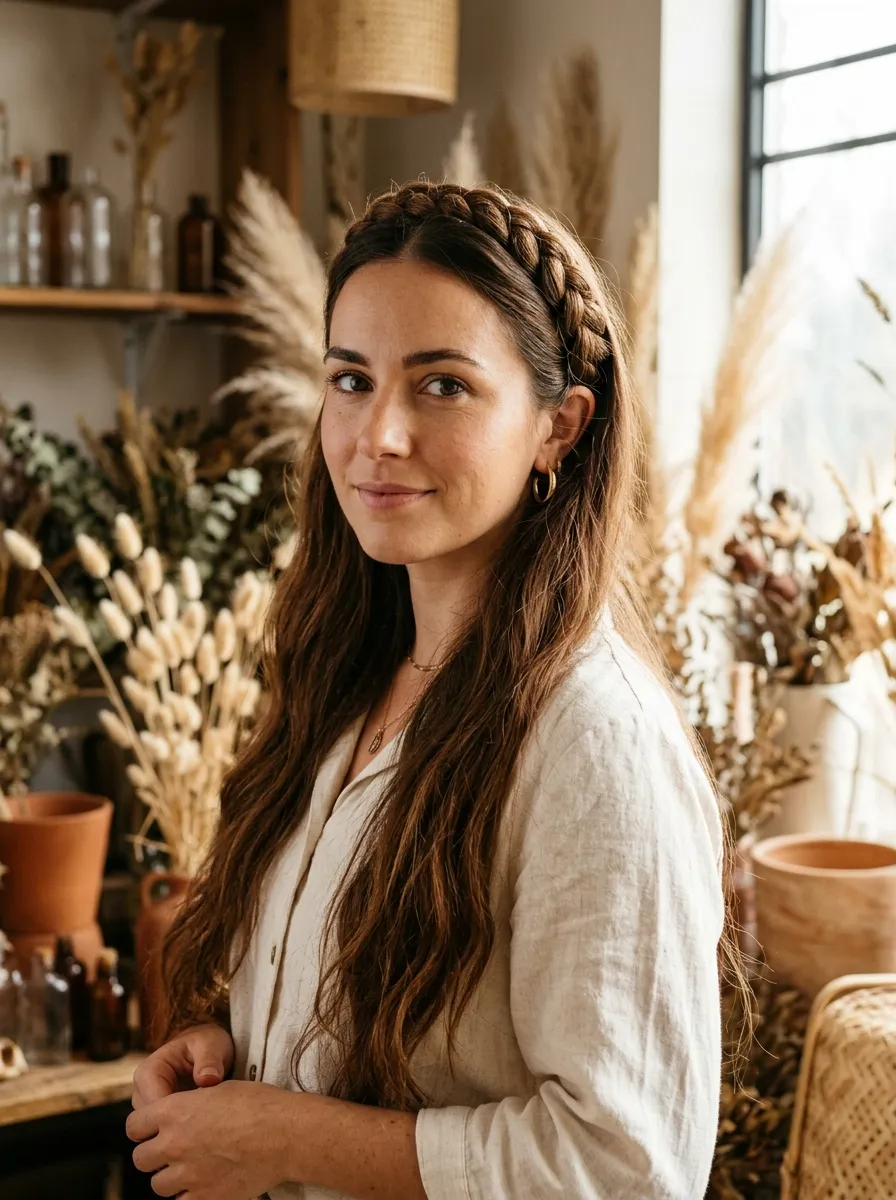 Braided Front Headband