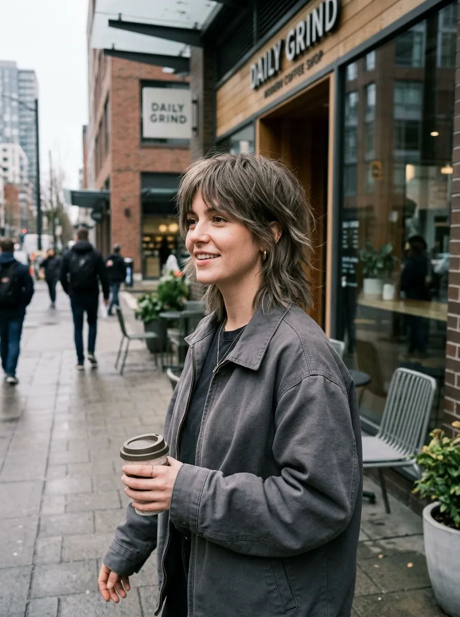 Cool-Girl Shag Bangs