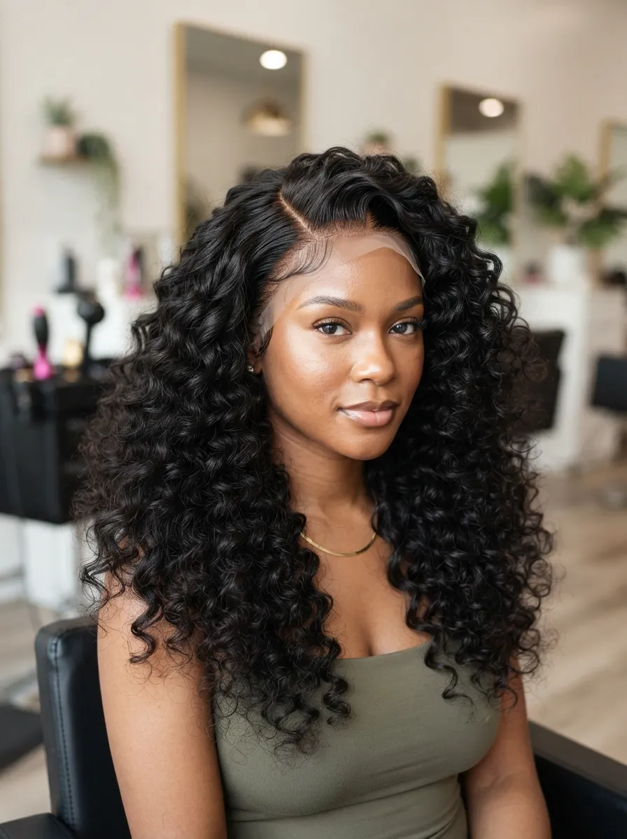 Curly Frontal Wig