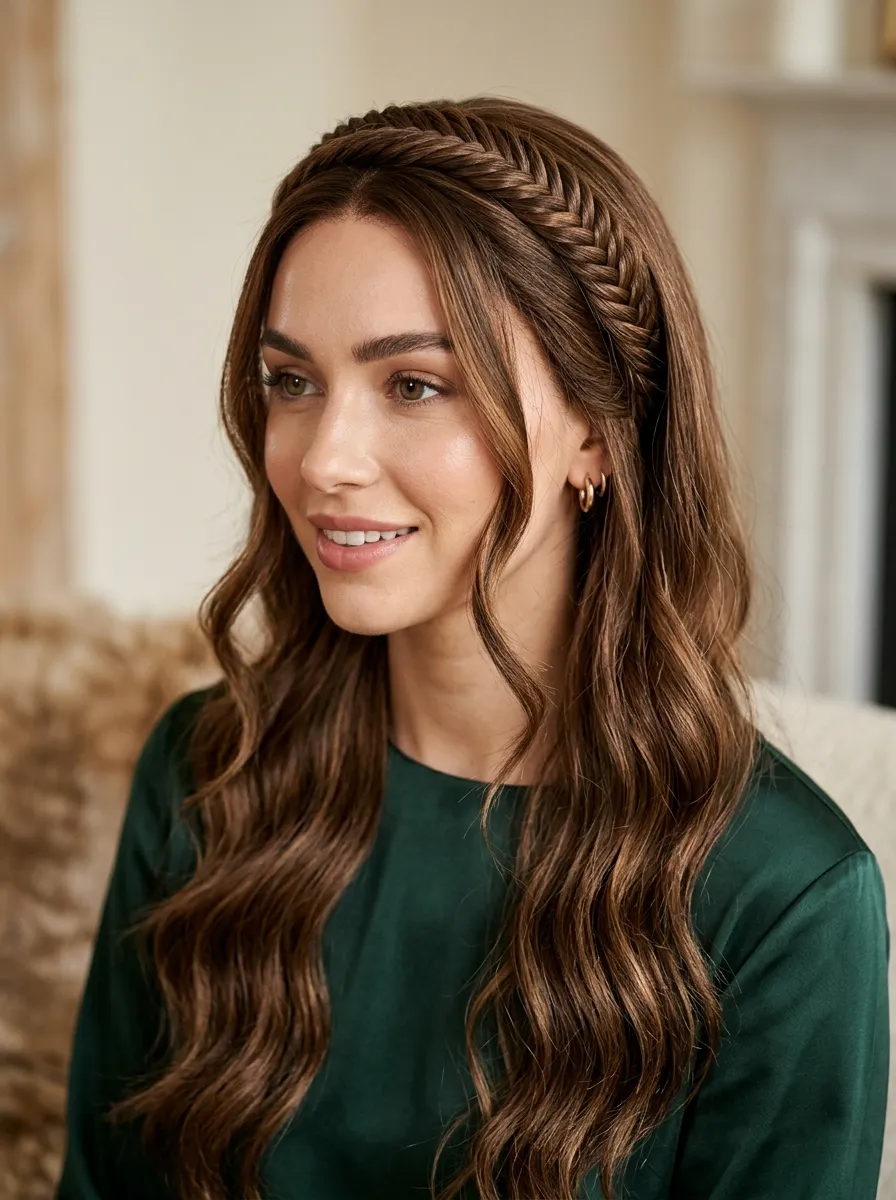 Fishtail Headband Wig