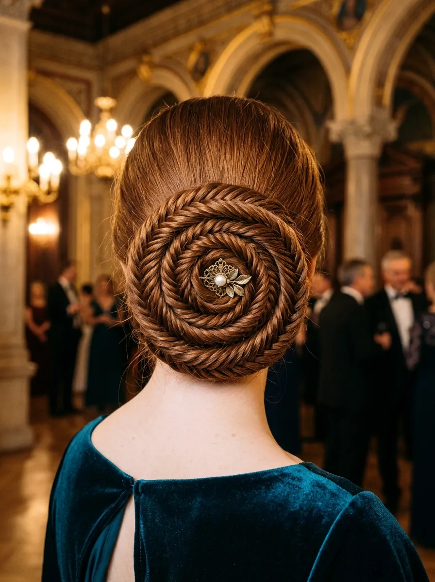 Fishtailed Snail Bun