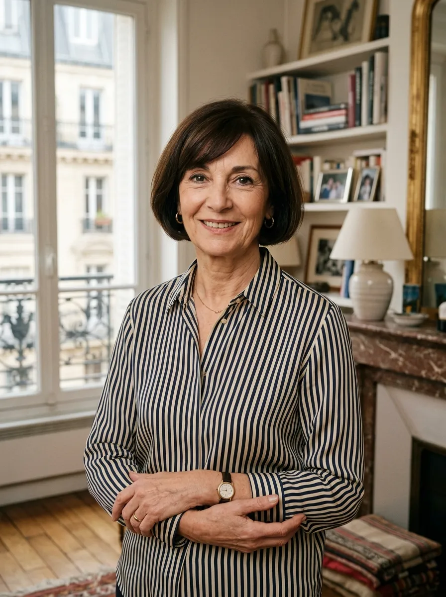 French Bob Jawline