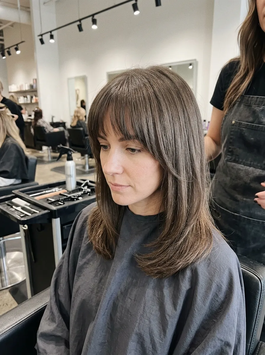 Graduated Layer Bangs