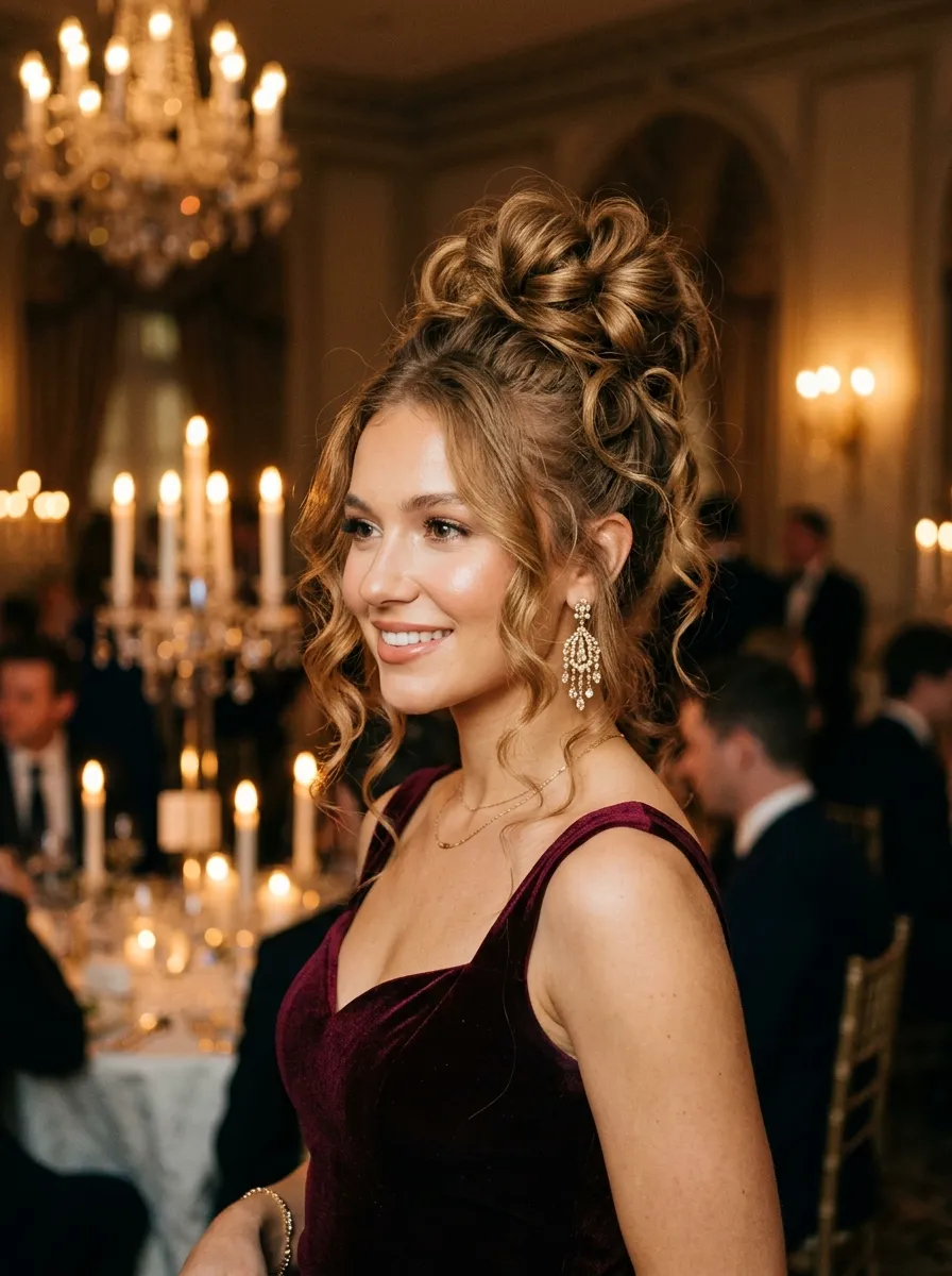 High Bun Tendrils