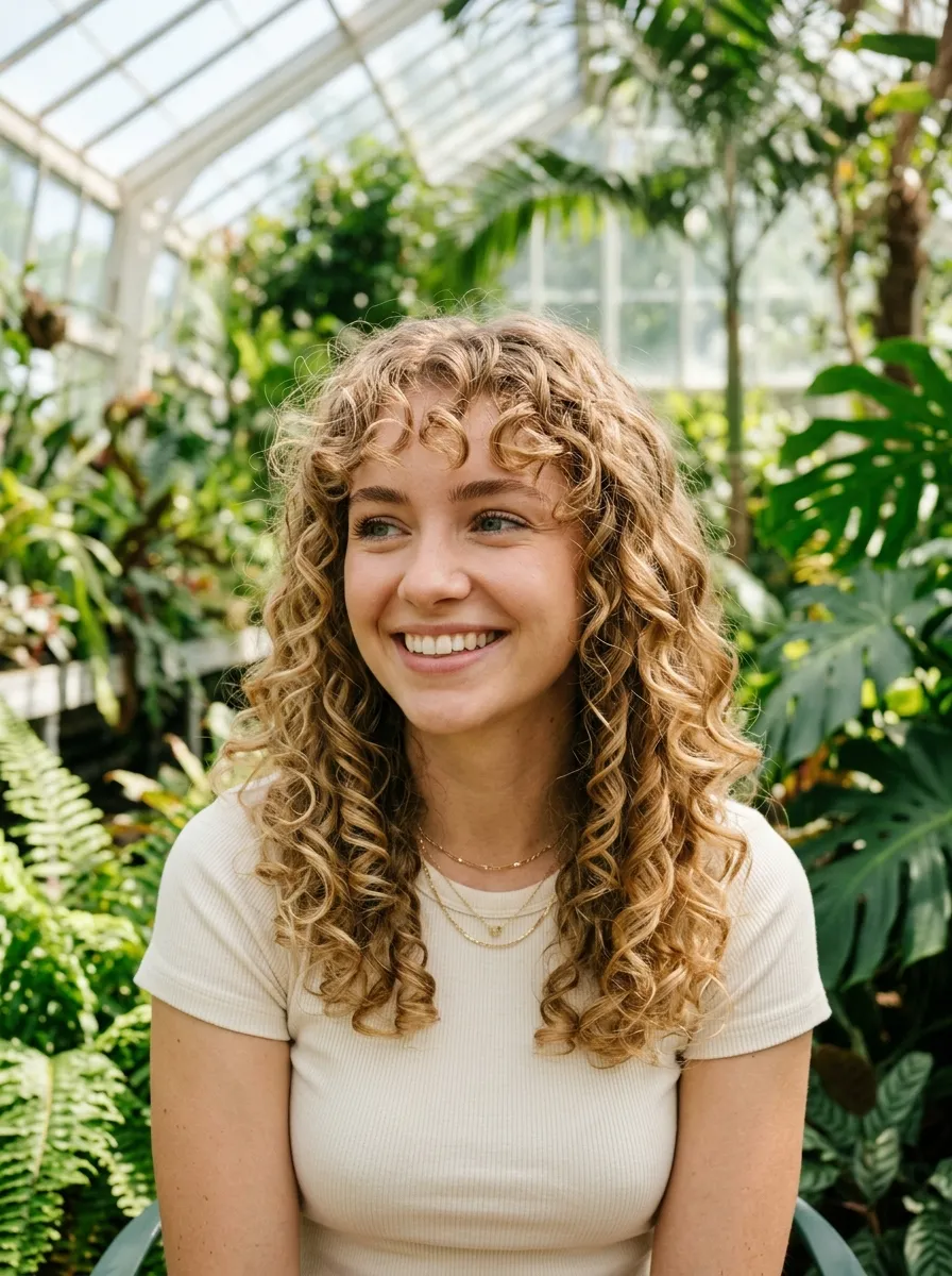 Honey Blonde Curls