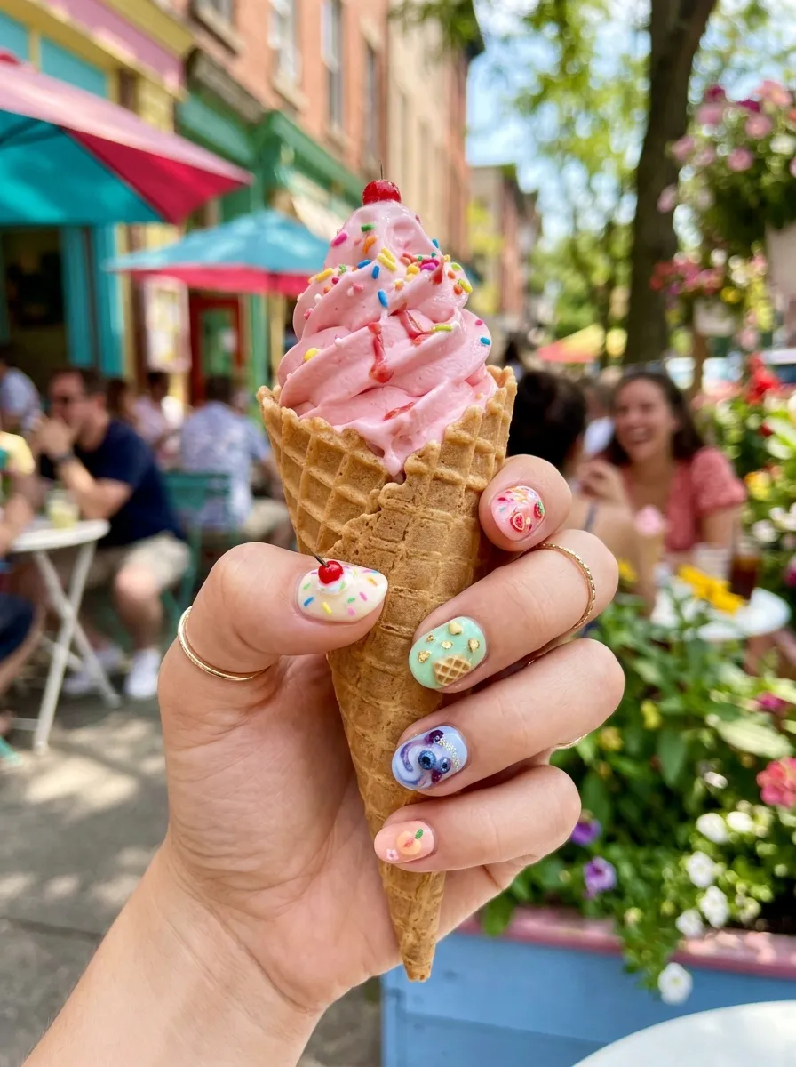 Ice Cream Nails