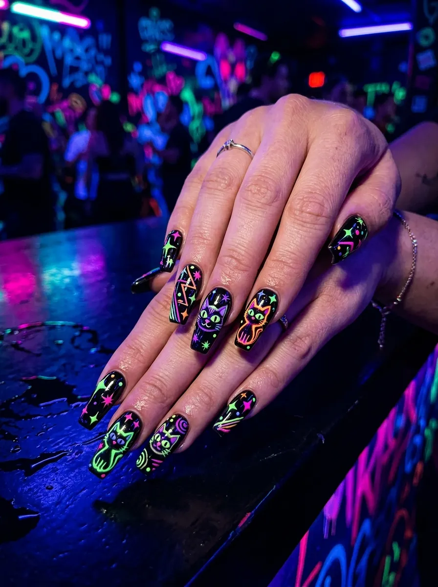 Neon Pop Kitty