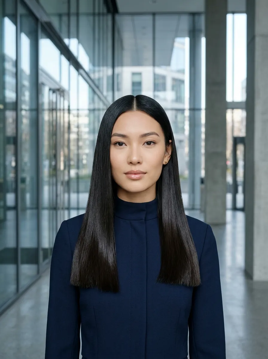 One-Length Sleek Cut