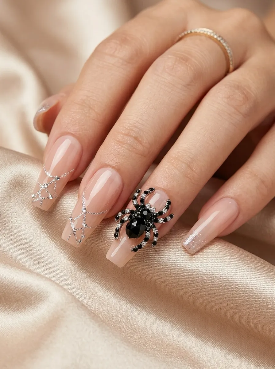 Rhinestone Spider Accent