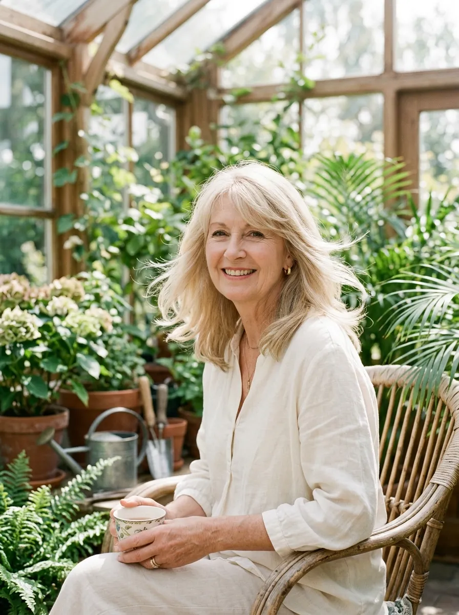Shoulder-Length Feathered Layers