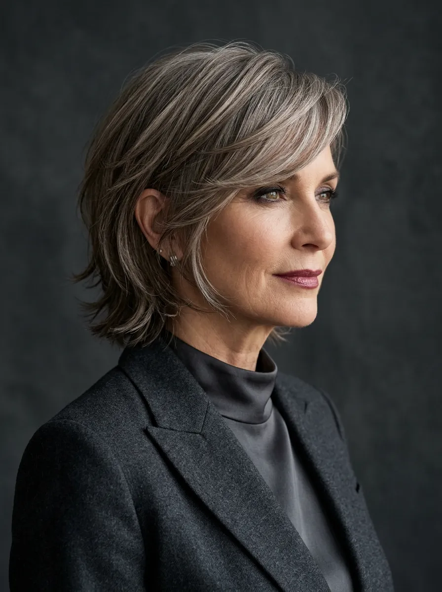 Side-Swept Bangs Cut