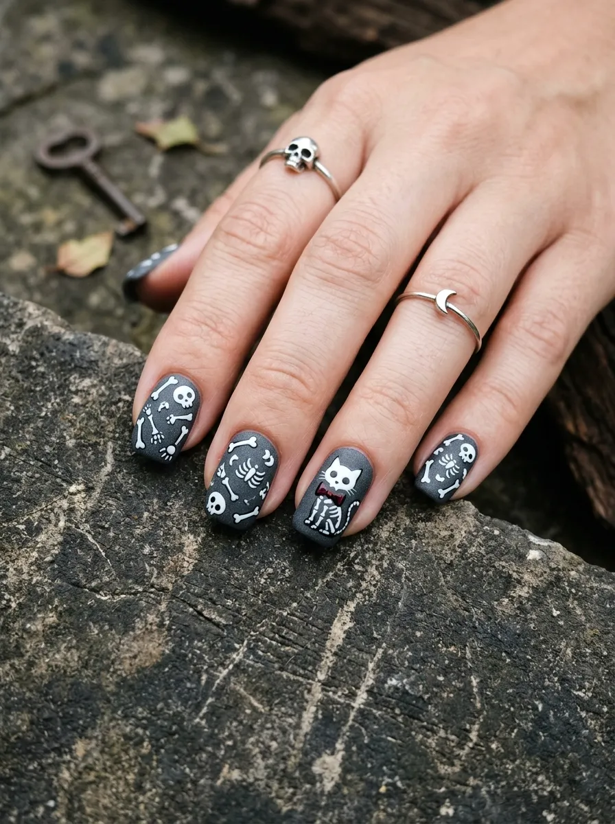 Skeleton Bone Kitty