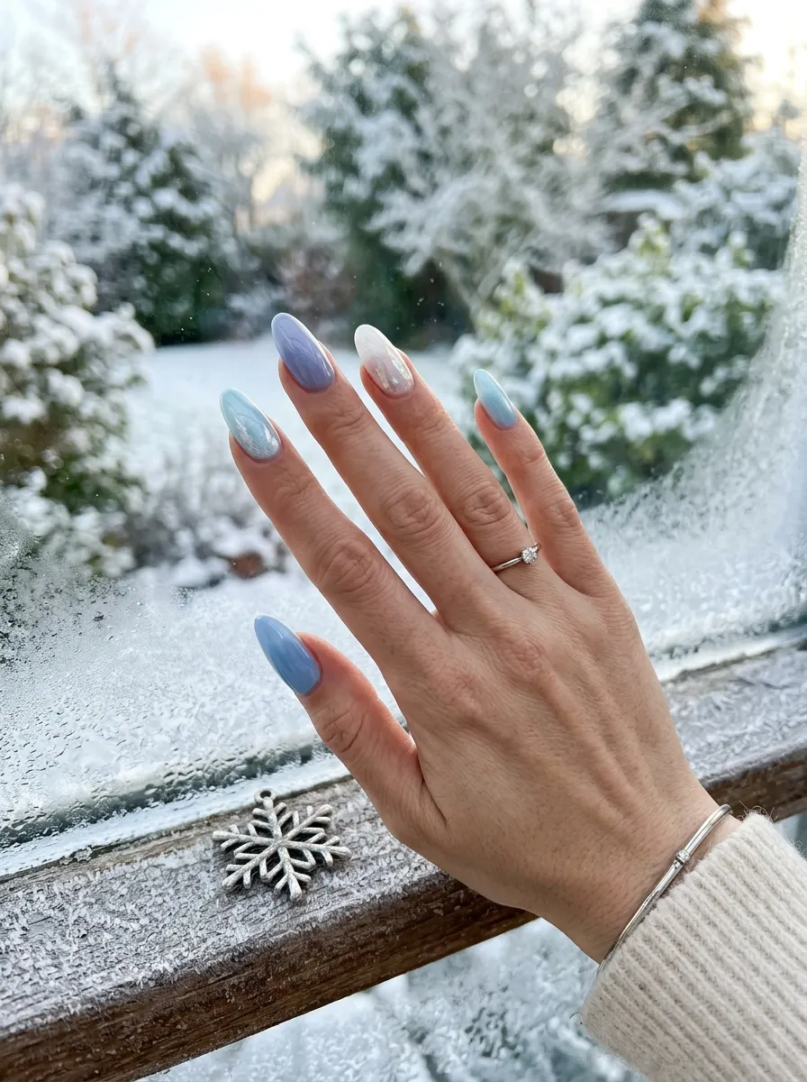 Wintry Blue Hues