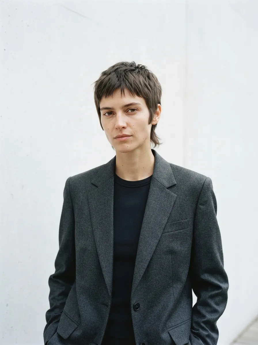 Androgynous Cropped Shag