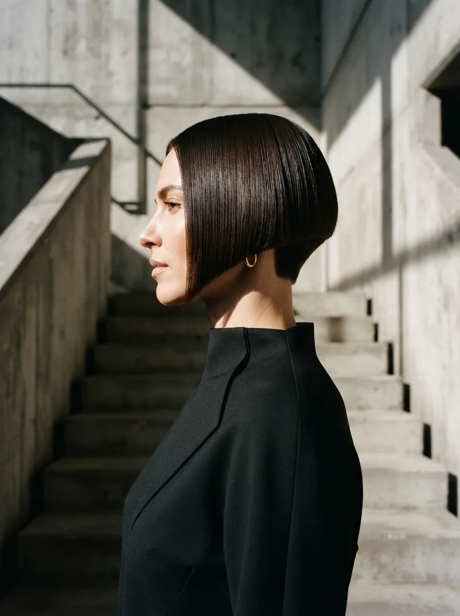 Angled Bob Structure
