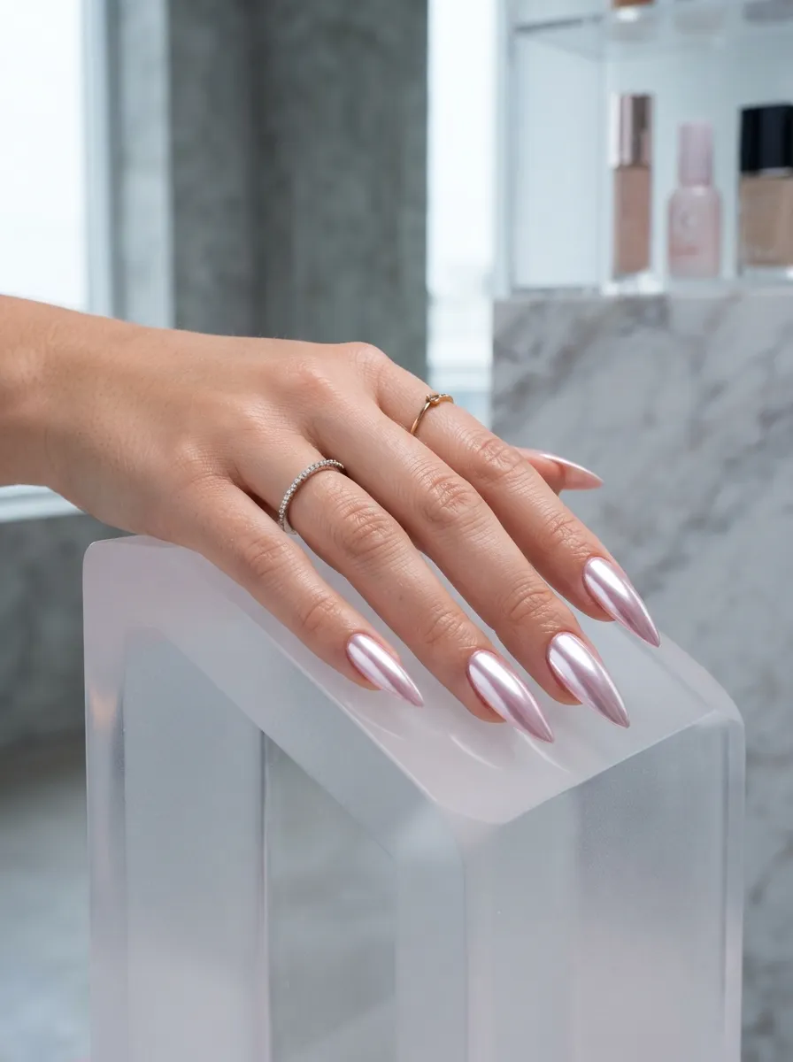 Baby Pink Chrome