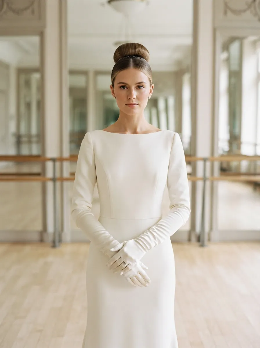 Ballerina Bun Style
