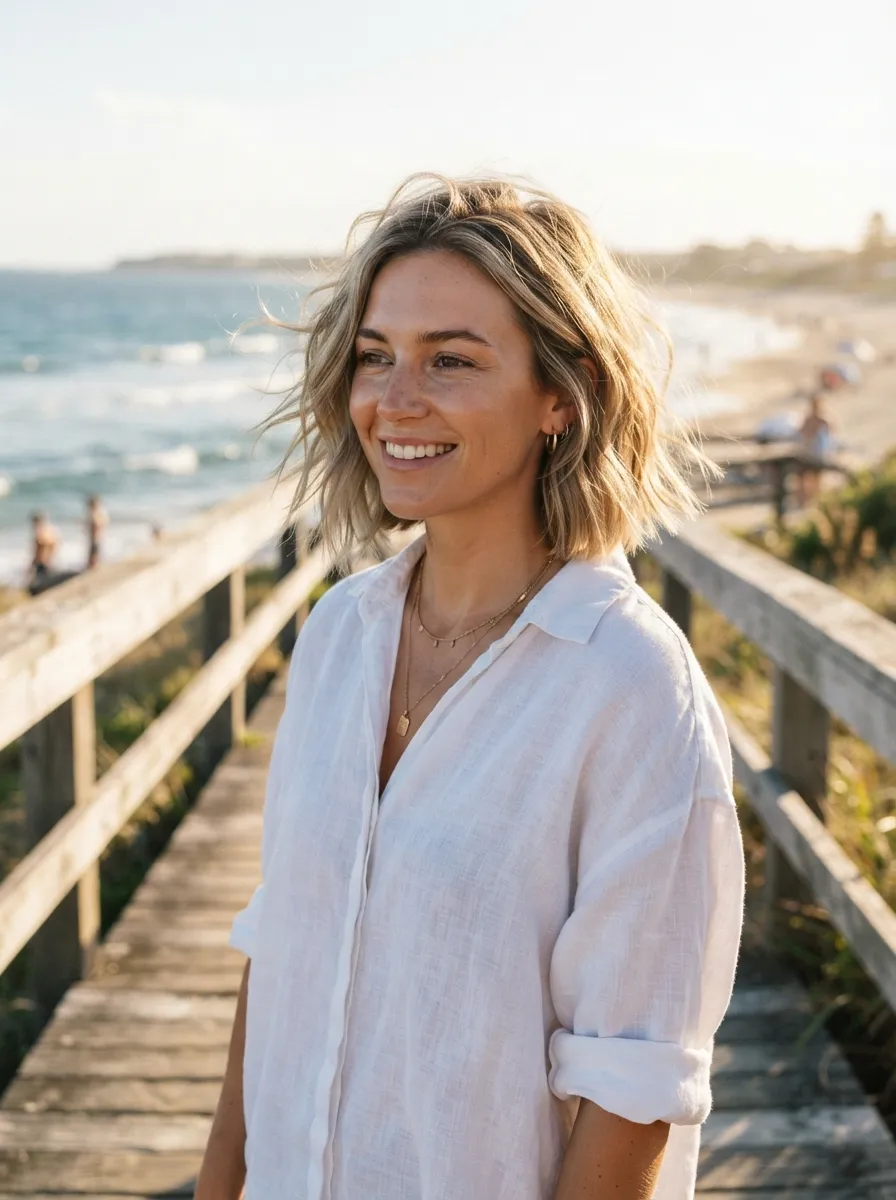 Beach Waves Tousled