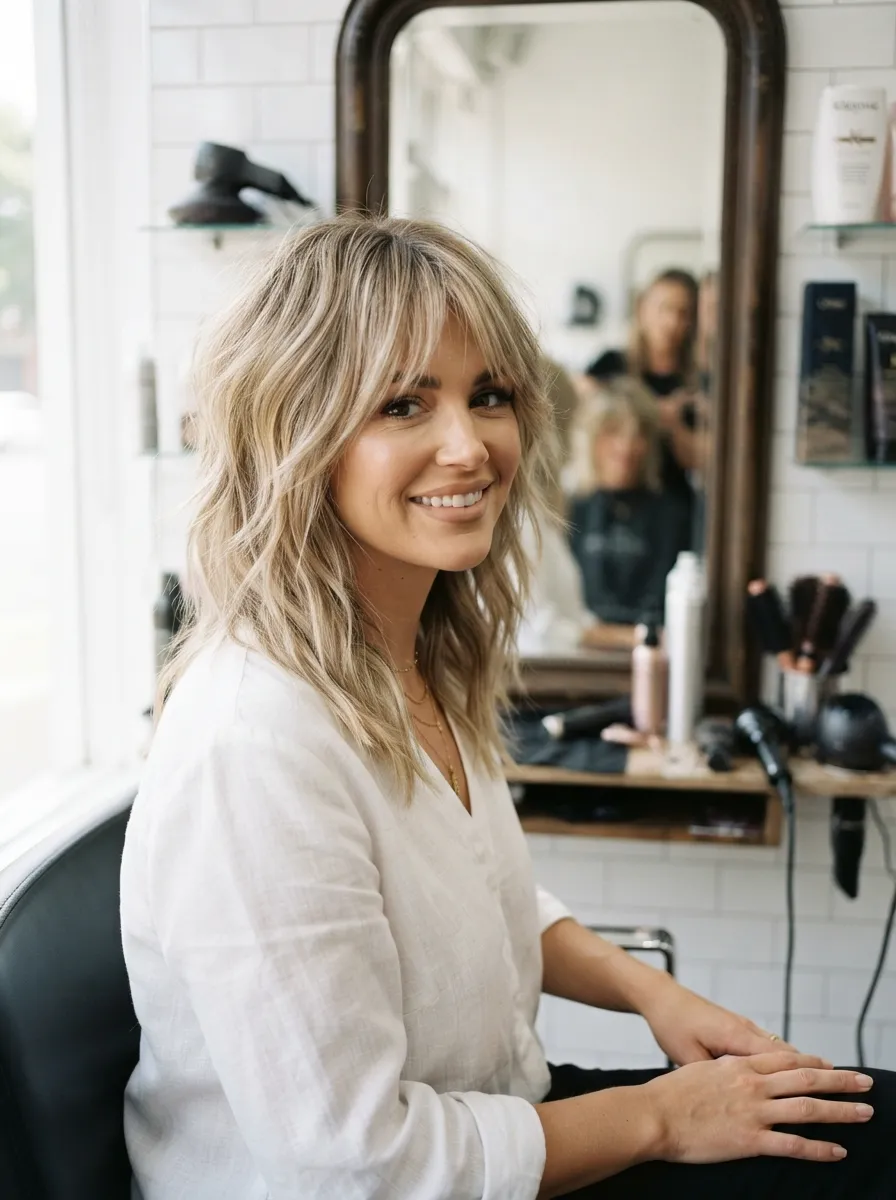 Bent Wave Blonde Shag