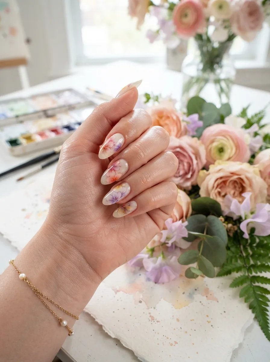 Blooming Floral Nails