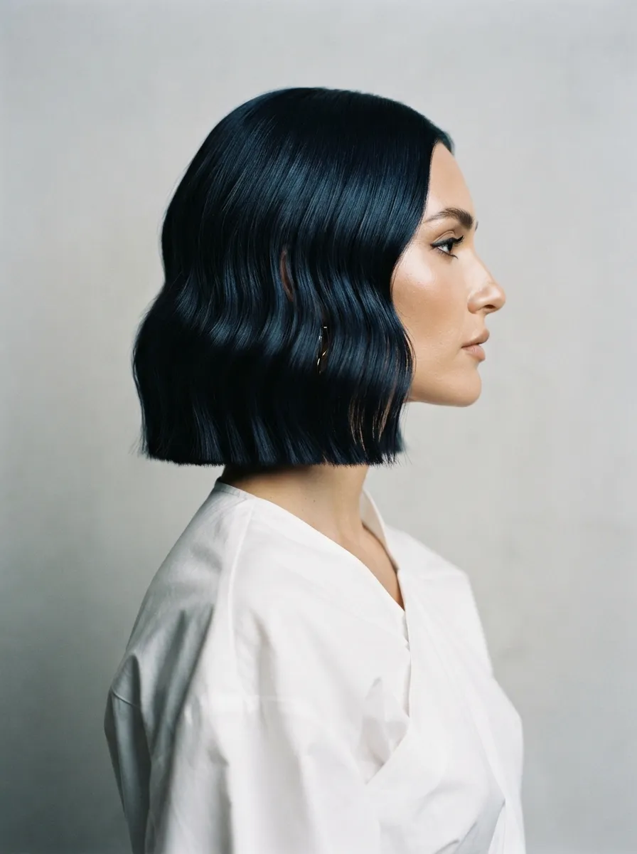 Blunt Cut Waves