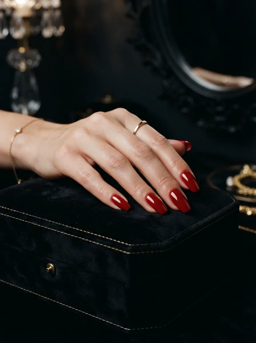 Bold Red Nails