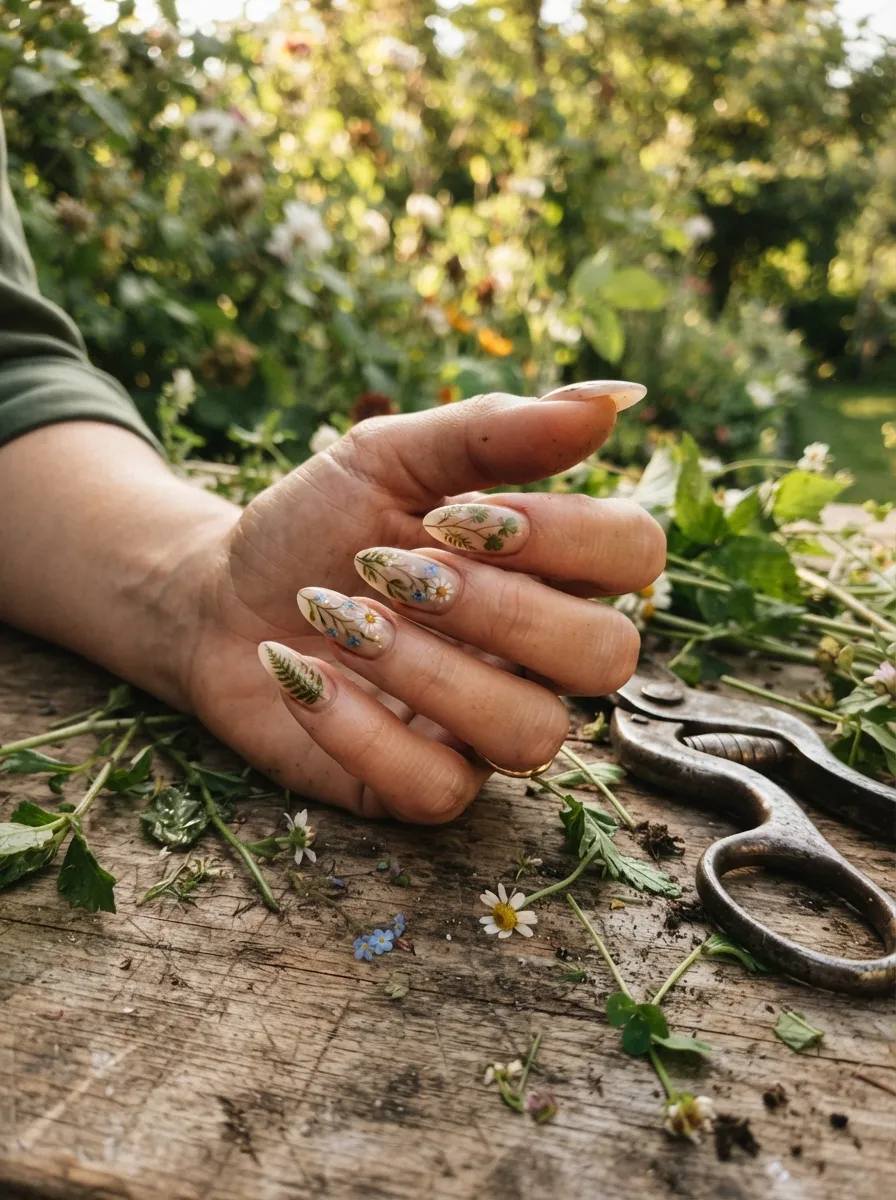 Botanical Realism Nails