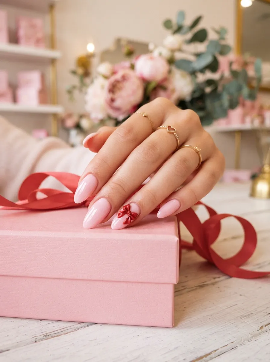 Bow Nail Accents