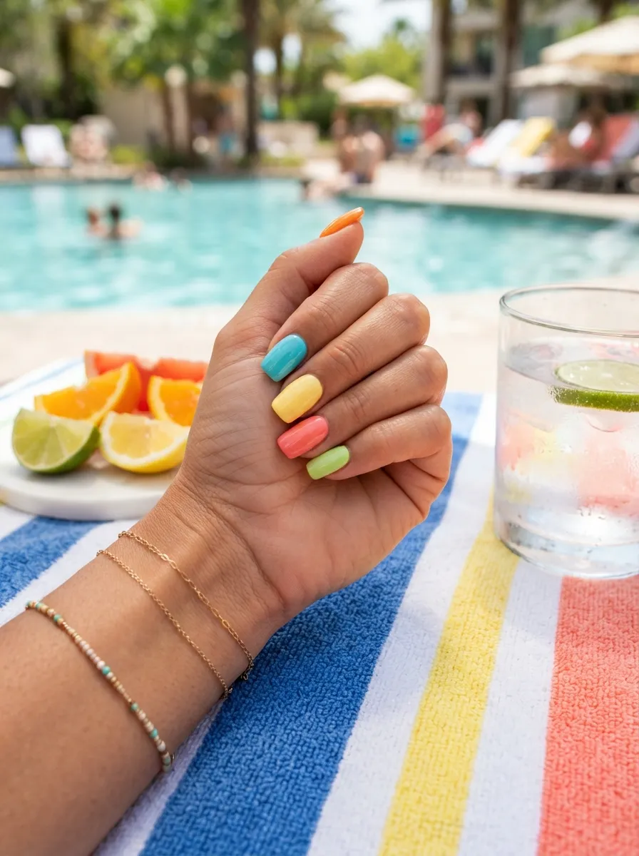 Bright Summer Acrylics
