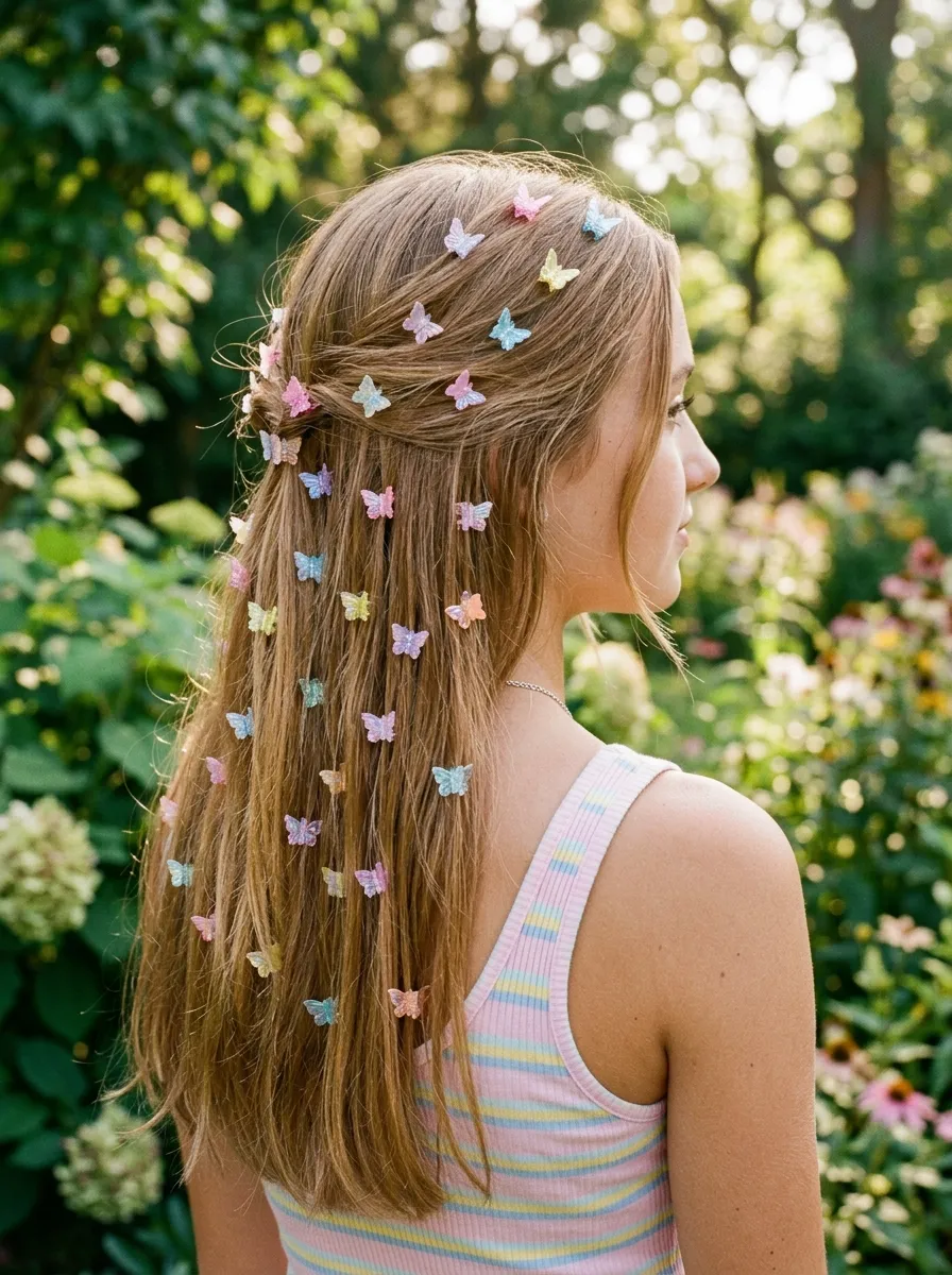Butterfly Clip Hair