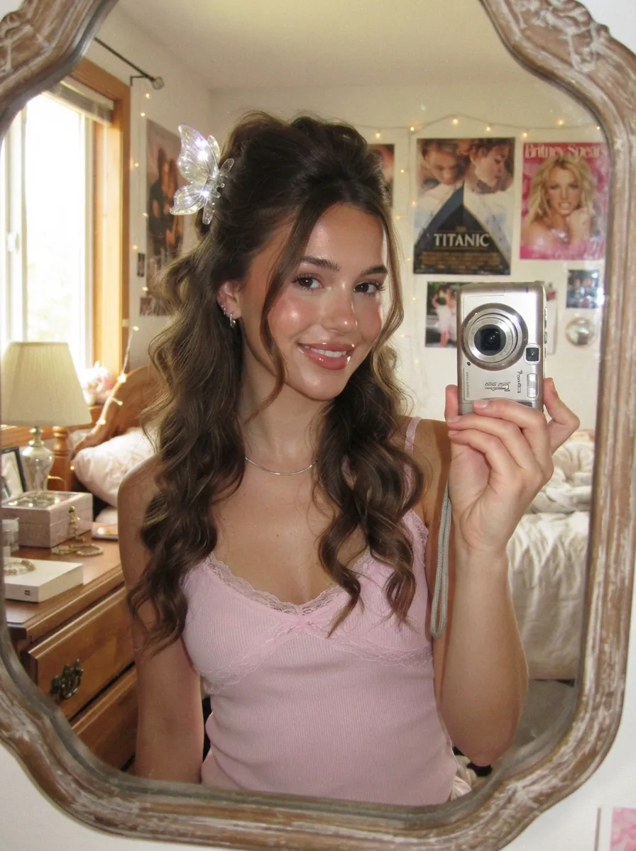Butterfly Half Updo