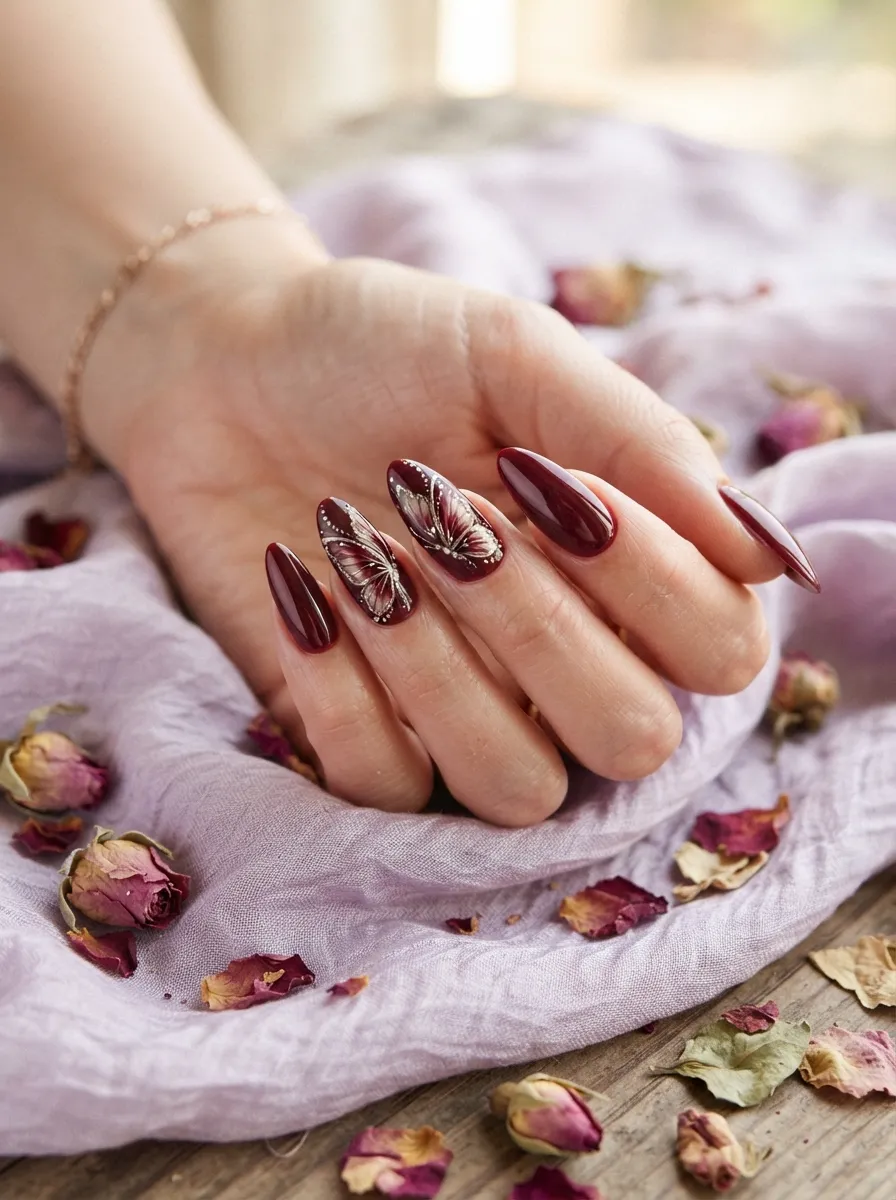 Butterfly Nail Design
