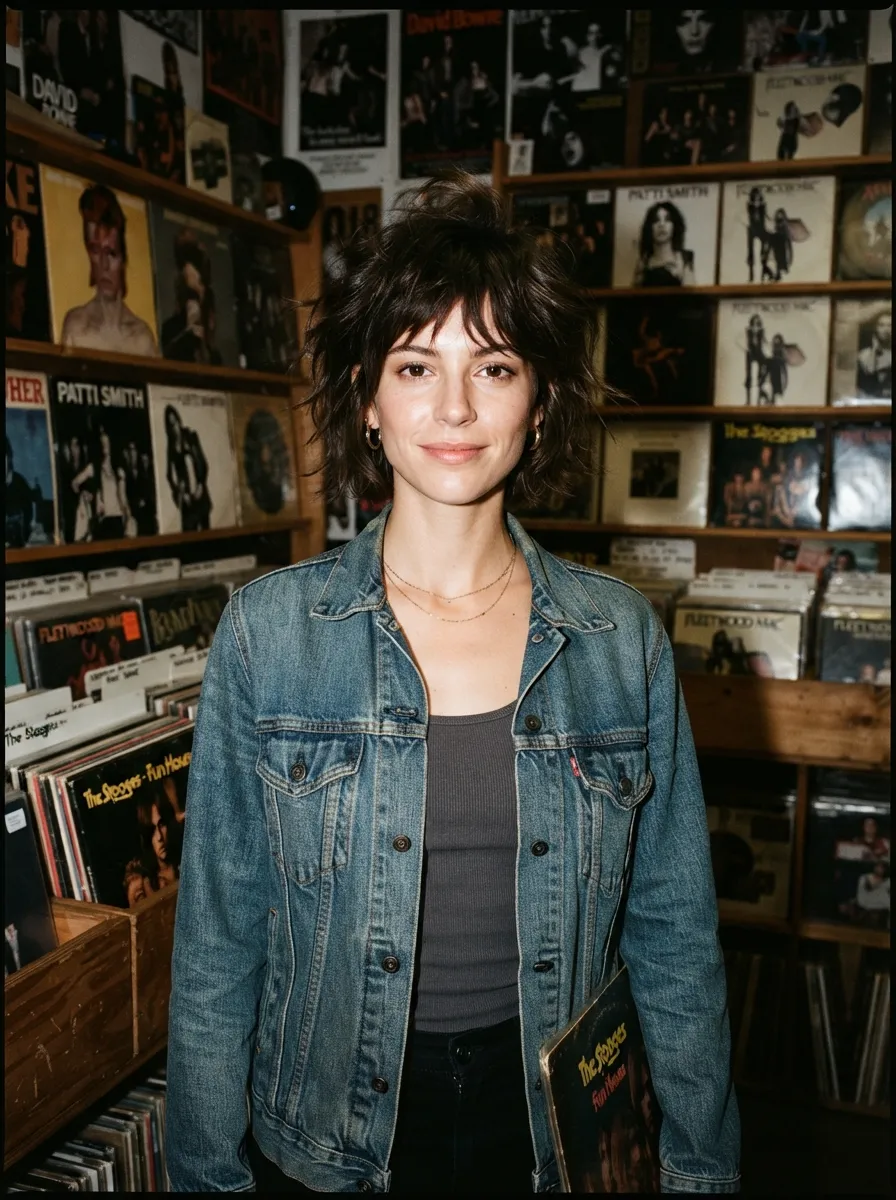 Chin-Length Tousled Shag