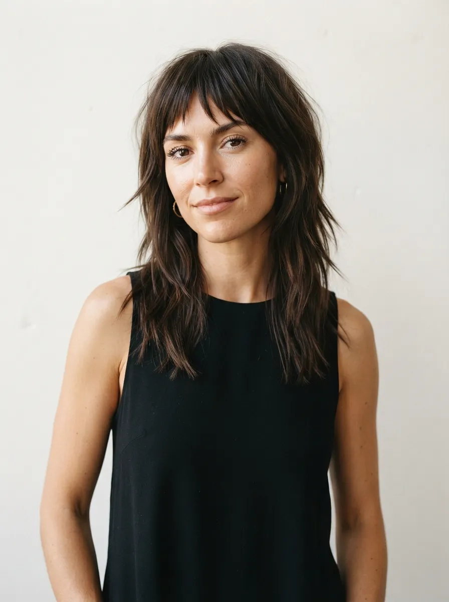 Choppy Point-Cut Shag