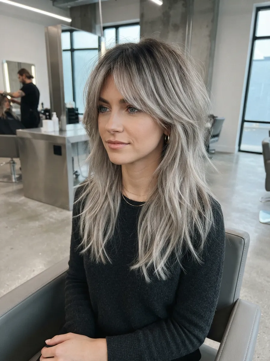 Chunky Sparse Highlight Shag