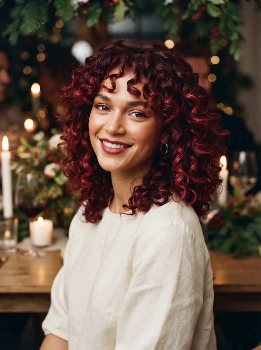 Cranberry Spritz Curls