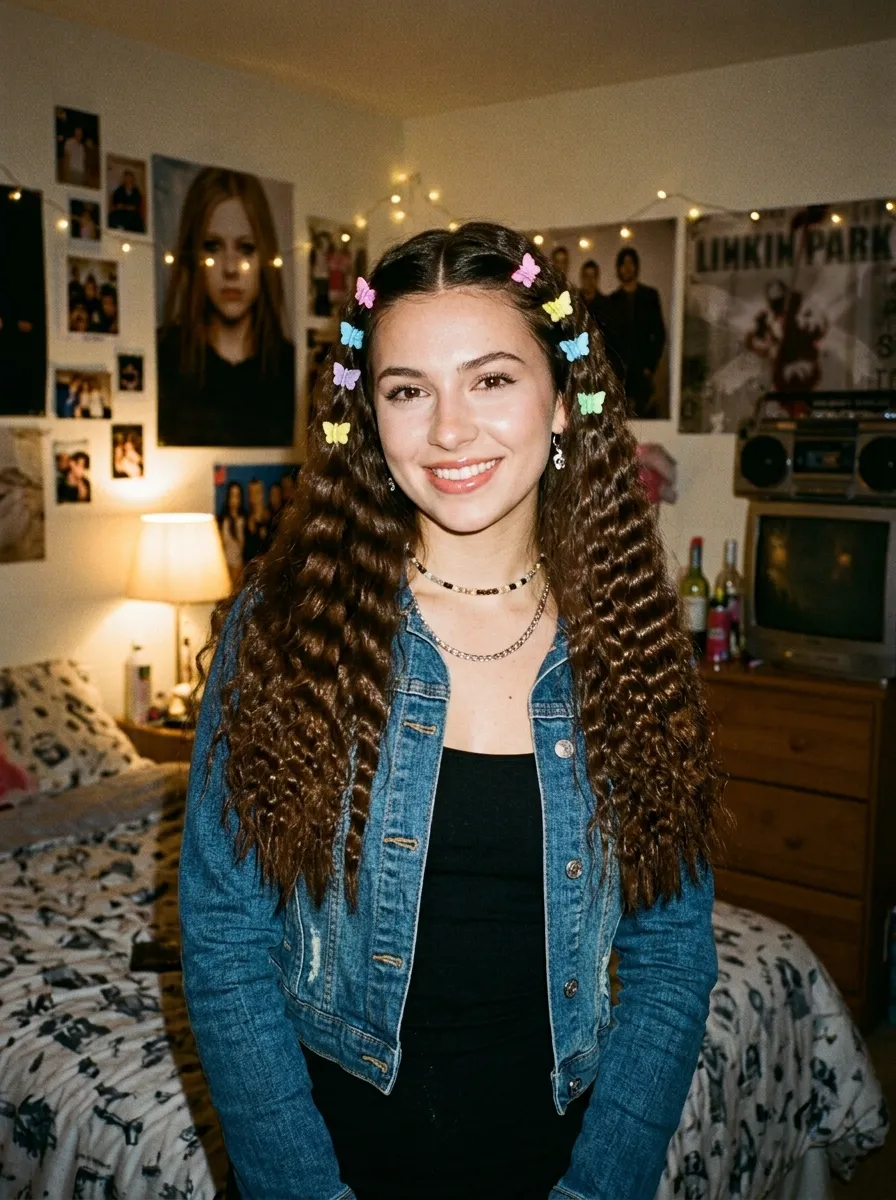 Crimped Waves Look
