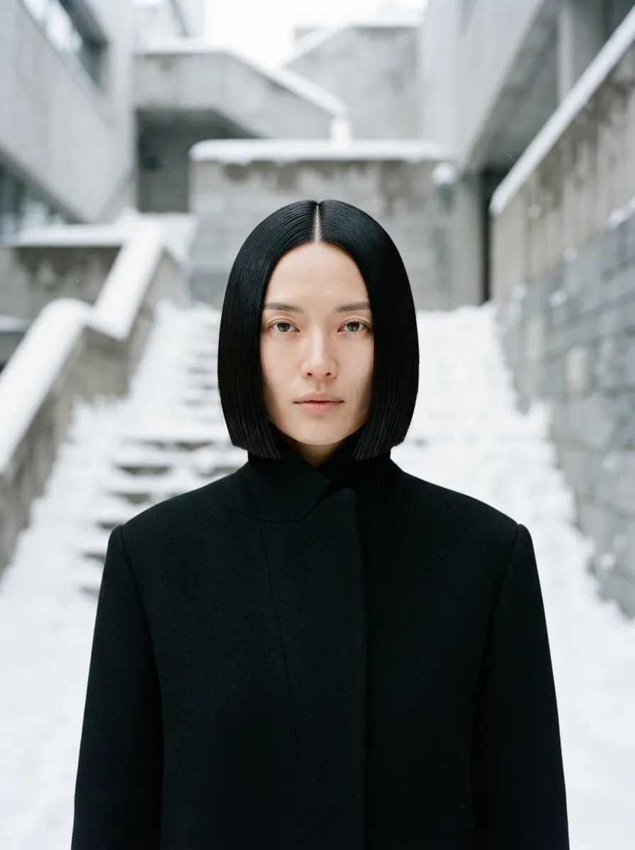 Deep Black Bob