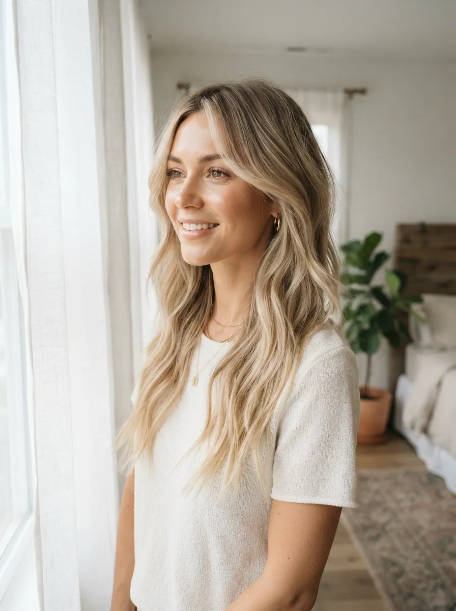 Dimensional Blonde Highlight Shag