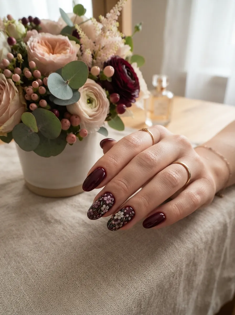 Floral Wine Design