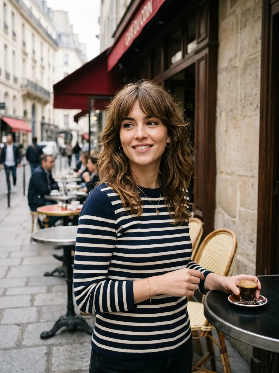 French Fringe Wolf Cut