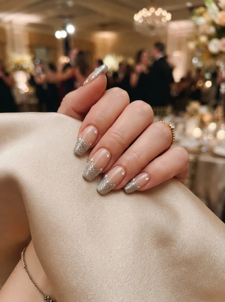Glittery French Stars