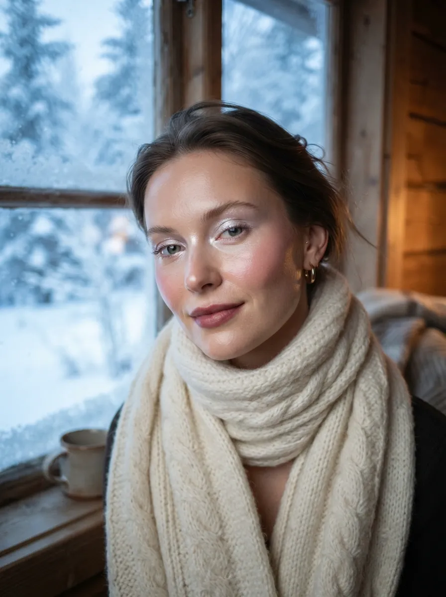 Glowy Winter Makeup
