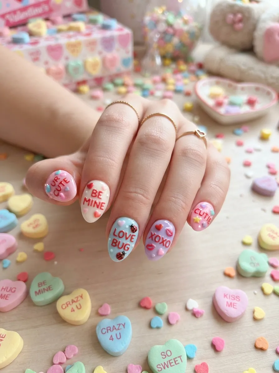 Heart Candy Nails