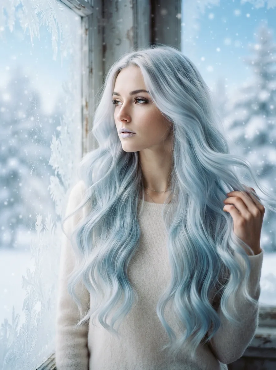 Ice Blue Waves