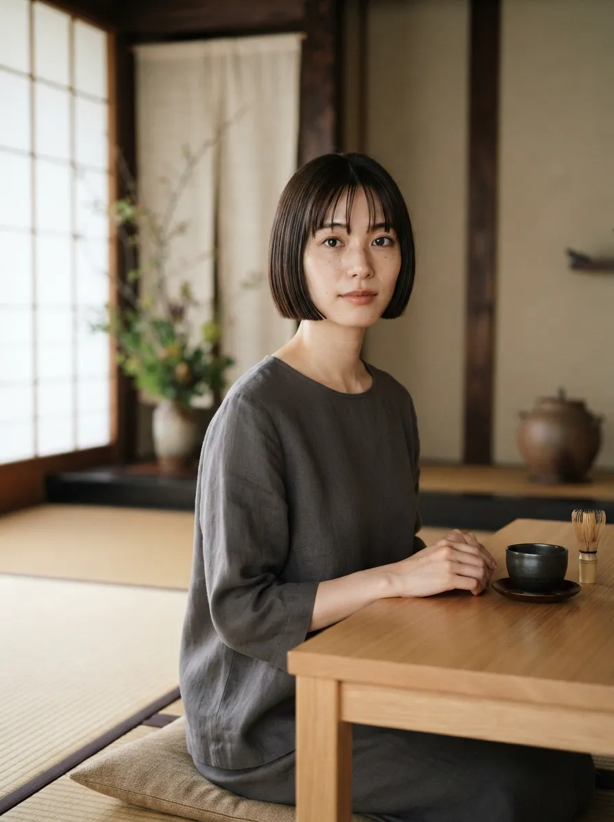 Japanese Bob Cut