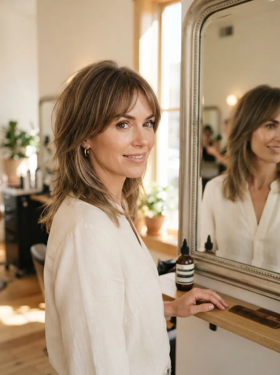 Layered Shag Thin Hair